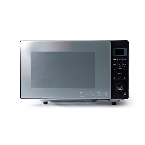 siroca ミラー扉電子レンジ 18L